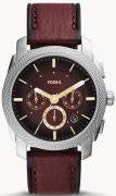 Fossil Herrklocka FS5884 Machine Brun/Läder Ø42 mm