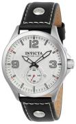 Invicta Herrklocka 22527 Aviator Vit/Läder Ø44 mm