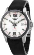 Longines Herrklocka L3.729.4.76.9 Conquest V.H.P. Silverfärgad/Gummi