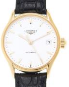 Longines Damklocka L4.360.2.12.2 Lyre Vit/Läder Ø25 mm