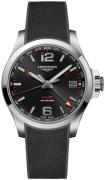 Longines Herrklocka L3.718.4.56.9 Conquest V.H.P. Svart/Gummi Ø41 mm