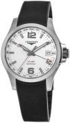 Longines Herrklocka L3.718.4.76.9 Conquest V.H.P. Silverfärgad/Gummi