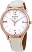 Tissot Damklocka T103.210.36.017.00 T-Lady Vit/Läder Ø38 mm