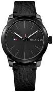 Tommy Hilfiger Herrklocka 1791384 Dress Svart/Läder Ø42 mm