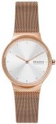 Skagen Damklocka SKW3020 Freja Silverfärgad/Roséguldstonat stål