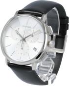 Calvin Klein Herrklocka K8Q371C6 Silverfärgad/Läder Ø42 mm