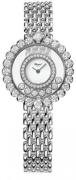 Chopard Damklocka 204180-1001 Ladies Happy Diamonds Vit/18 karat vitt