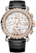 Chopard Damklocka 288506-6001 Happy Sport Läder Ø42 mm