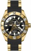 Invicta Herrklocka 36829 Pro Diver Svart/Gulguldtonat stål Ø52 mm