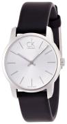 Calvin Klein Damklocka K2G231C6 City Silverfärgad/Läder Ø31 mm