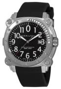 Hamilton Herrklocka H78555333 Nav Below Zero Svart/Gummi Ø42 mm