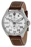 Hamilton Herrklocka H64425555 King Silverfärgad/Läder Ø38 mm