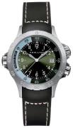 Hamilton Herrklocka H74531863 Khaki Grön/Gummi Ø40 mm