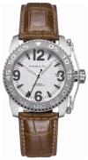 Hamilton Herrklocka H62465515 Khaki Silverfärgad/Läder Ø40 mm