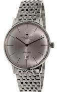 Hamilton Herrklocka H38755151 Intra matic Silverfärgad/Stål Ø42 mm