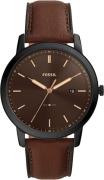 Fossil Herrklocka FS5841 The Minimalist Brun/Läder Ø44 mm