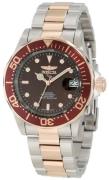 Invicta Herrklocka 11241 Pro Diver Brun/Roséguldstonat stål Ø40 mm