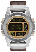 Nixon Herrklocka A9461887-00 The Unit LCD/Läder Ø44.5 mm