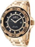 Invicta Herrklocka 39109 Pro Diver Svart/Gulguldtonat stål Ø50 mm