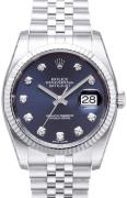 Rolex Herrklocka 116234-0142 Datejust Steel Blå/Stål Ø36 mm