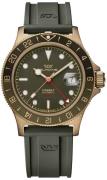 Glycine Herrklocka GL0319 Combat Sub Grön/Gummi Ø42 mm