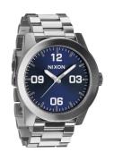 Nixon Herrklocka A3461258-00 The Corporal SS Blå/Stål Ø48 mm