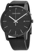 Calvin Klein Herrklocka K2G2G4C1 City Svart/Läder Ø43 mm