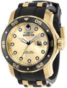 Invicta Herrklocka 39412 Pro Diver Gulguldstonad/Gulguldtonat stål