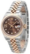 Rolex Damklocka 279171-0003 Lady-Datejust 28 Brun/18 karat roséguld