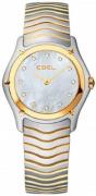 Ebel Damklocka 1215371 Classic Lady Vit/Stål Ø27.3 mm