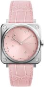 Bell & Ross BRS-PINK-DIAMOND-EAGLE-ALLIGATOR Br S Quartz