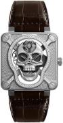 Bell & Ross Herrklocka BR-01-LAUGHING-SKULL-LIGHT-DIAMO Br 01