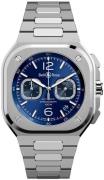 Bell & Ross Herrklocka BR-05-CHRONO-BLUE-STEEL-STEEL-BR Br 05