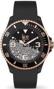 Ice Watch Damklocka 017249 Crystal Svart/Gummi Ø46 mm