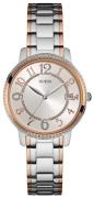 Guess Damklocka W0929L3 Silverfärgad/Roséguldstonat stål Ø36 mm