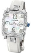 Ulysse Nardin Damklocka 130-91AC-601 Ladies Caprice Vit/Textil Ø34 mm