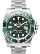 Rolex Herrklocka 116610LV-0002 Submariner Hulk Grön/Stål Ø40 mm