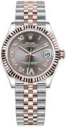 Rolex Damklocka 278271-0030 Datejust 31 Grå/18 karat roséguld Ø31