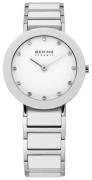 Bering Damklocka 11429-754 Ceramic Vit/Stål Ø29 mm