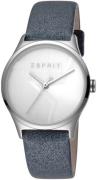 Esprit Damklocka ES1L034L0205 Silverfärgad/Läder Ø34 mm