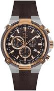 Guess Herrklocka Y24004G4 Brun/Gummi Ø44 mm