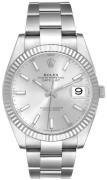 Rolex Herrklocka 126334-0003 Datejust 41 Silverfärgad/Stål Ø41 mm