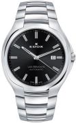 Edox Herrklocka 80114-3-NIN Les Bemonts Svart/Stål Ø42 mm