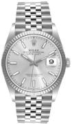 Rolex Damklocka 126234-0013 Datejust 36 Silverfärgad/Stål Ø36 mm