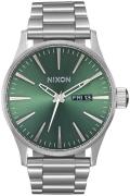 Nixon Herrklocka A3565072-00 The Sentry Grön/Stål Ø42 mm