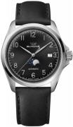 Glycine Herrklocka GL0386 Combat Classic Svart/Läder Ø40 mm