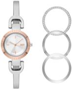 DKNY Damklocka NY6640SET City Link Vit/Stål Ø26 mm