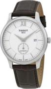 Tissot Herrklocka T063.428.16.038.00 Tradition Silverfärgad/Läder