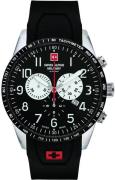 Swiss Alpine Military Herrklocka 7082.9837 Hornet Chrono Svart/Gummi