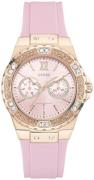 Guess Damklocka W1053L3 Limelight Rosa/Gummi Ø38 mm